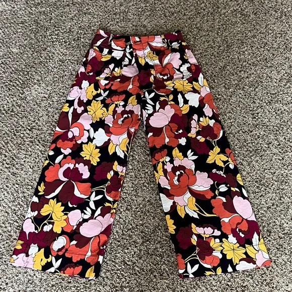 Anthropologie Maeve Multicolor Floral Pants - Picture 4 of 5